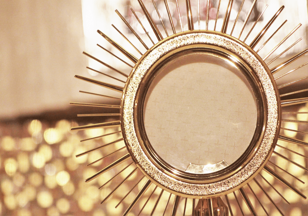 Blessed Sacrament in a Monstrance