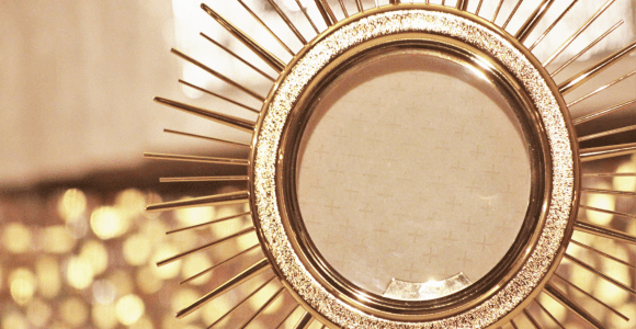 Blessed Sacrament in a Monstrance